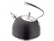 Stellar Ebony Stainless Steel Stove Top Kettle with Whistle (2.5L)